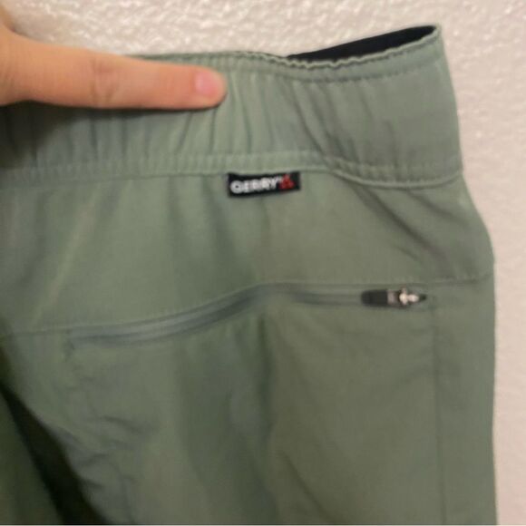 Gerry Men's Pull-On Trail Short sage green drawstring gorpcore lightweight XL - Picture 4 of 11